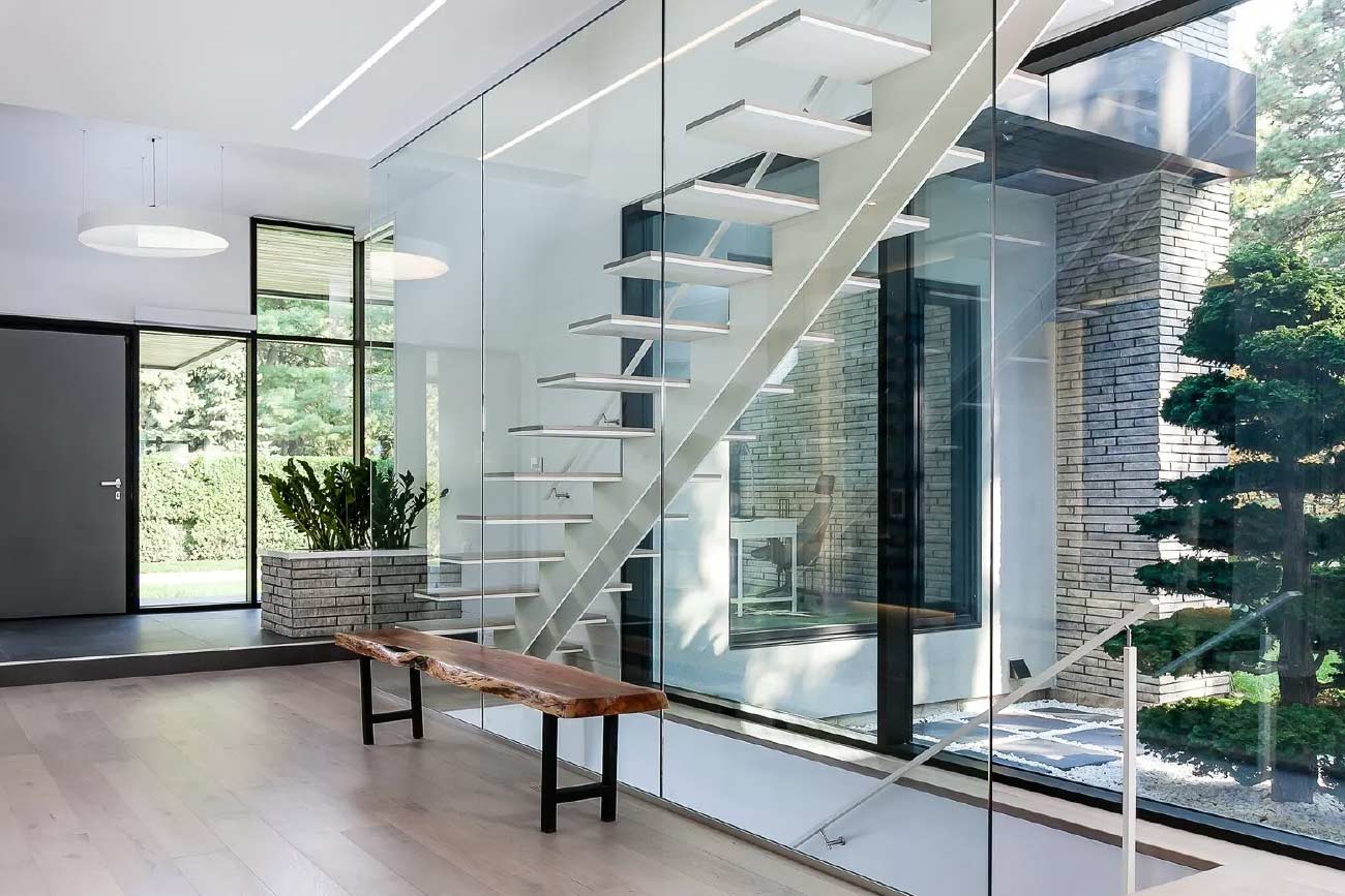 Twin Stringer Stairs 6